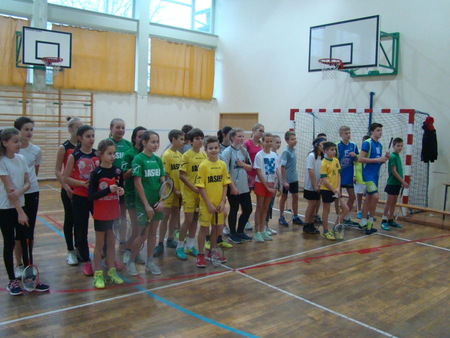 Zawody gminne w badmintonie