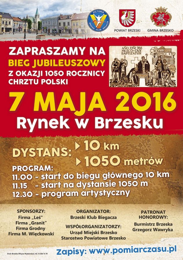 Bieg z okazji rocznicy chrztu Polski