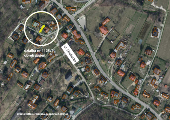 Przetarg ustny na sprzedaż położonej w obrębie Jasień, niezabudowanej nieruchomości gruntowej