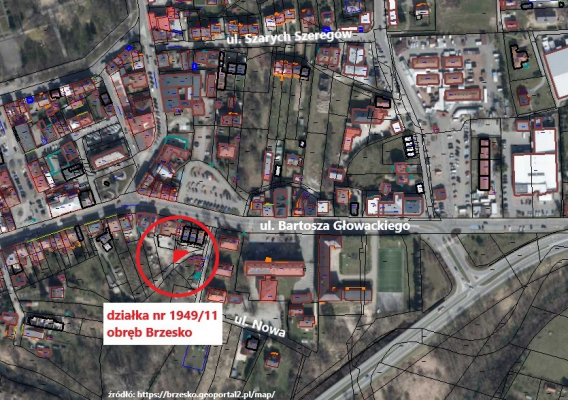 Przetarg ustny na zbycie niezabudowanej nieruchomości gruntowej  położonej w obrębie Brzesko