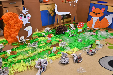 Przedszkolak mały i duży przyrodzie służy