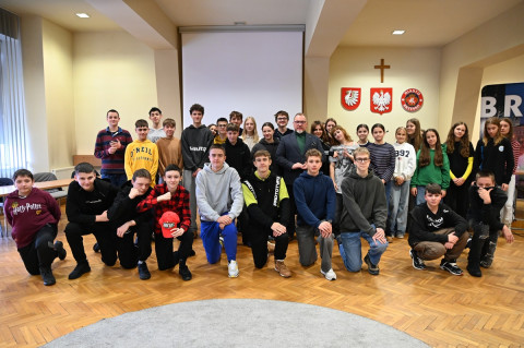 Lekcja WOS-u w magistracie