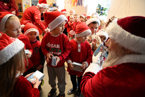 Mikołaj odwiedził przedszkola