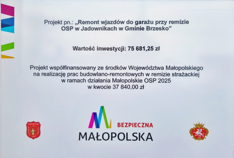 Nowa nawierzchnia przed remizą