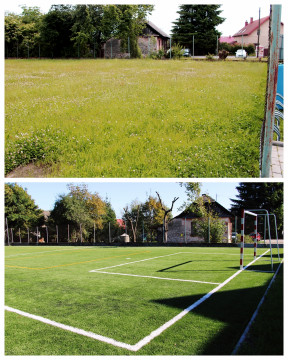 Nowe boisko w Sterkowcu