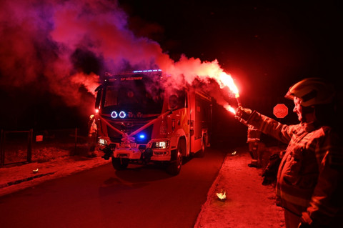 Strażacy ze Szczepanowa powitali nowy wóz
