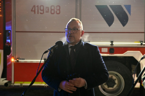 Strażacy ze Szczepanowa powitali nowy wóz