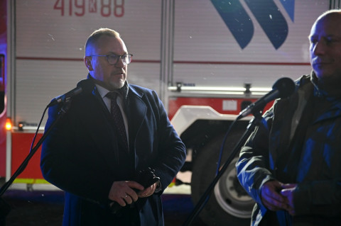 Strażacy ze Szczepanowa powitali nowy wóz