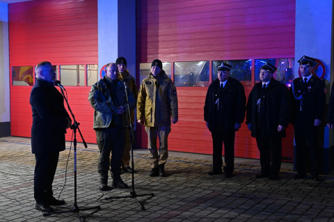 Strażacy ze Szczepanowa powitali nowy wóz