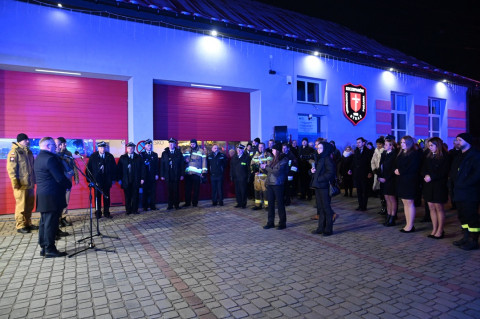 Strażacy ze Szczepanowa powitali nowy wóz