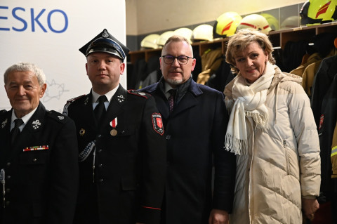 Strażacy ze Szczepanowa powitali nowy wóz