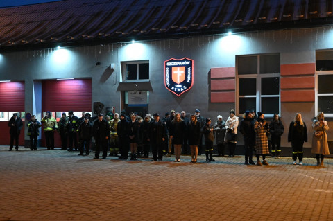 Strażacy ze Szczepanowa powitali nowy wóz