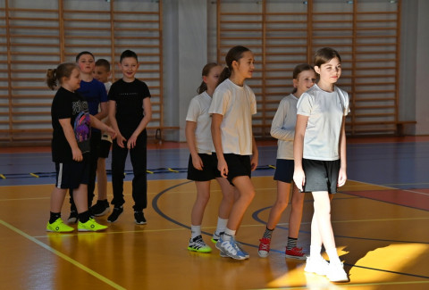 Futbolowa lekcja w Mokrzyskach