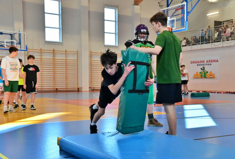 Futbolowa lekcja w Mokrzyskach