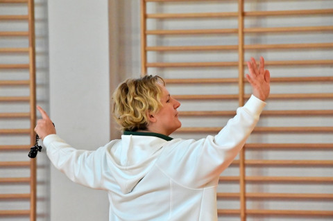 Futbolowa lekcja w Mokrzyskach