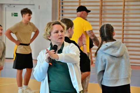 Futbolowa lekcja w Mokrzyskach