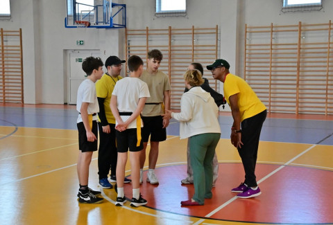 Futbolowa lekcja w Mokrzyskach