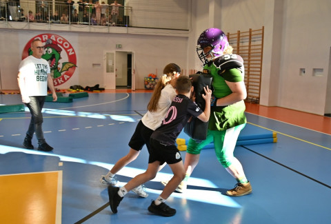 Futbolowa lekcja w Mokrzyskach