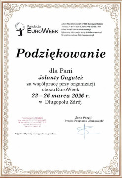 Uczniowie ZSP w Jadownikach na Euroweeku