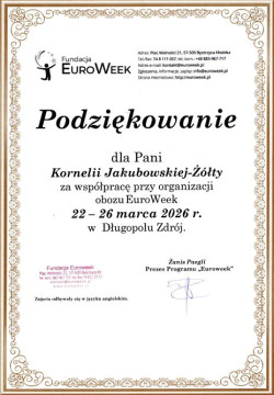 Uczniowie ZSP w Jadownikach na Euroweeku