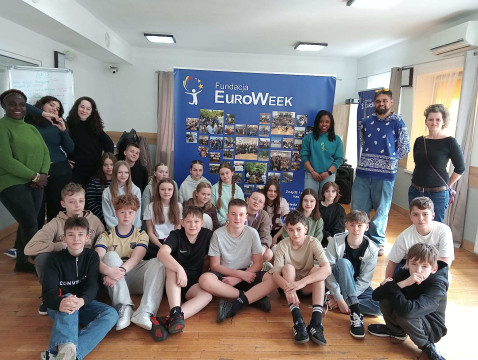 Uczniowie ZSP w Jadownikach na Euroweeku