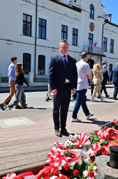 Uroczystości majowe w Brzesku