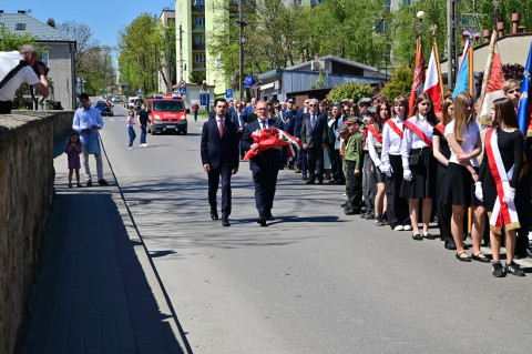 Uroczystości majowe w Brzesku
