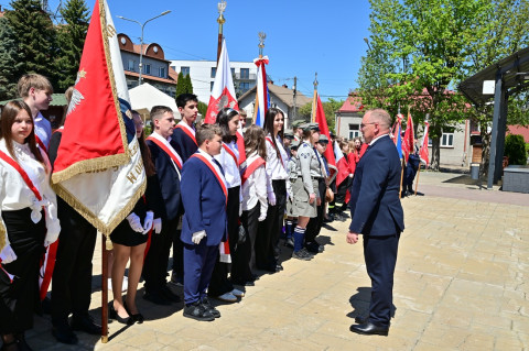 Uroczystości majowe w Brzesku