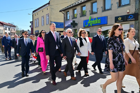 Uroczystości majowe w Brzesku