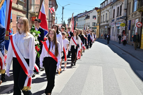 Uroczystości majowe w Brzesku