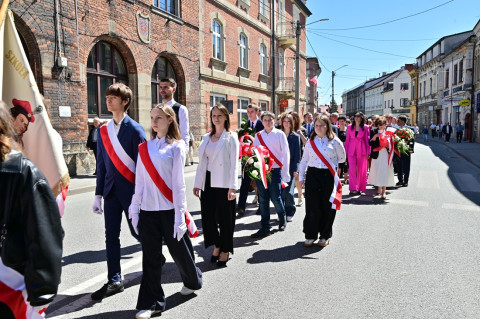 Uroczystości majowe w Brzesku