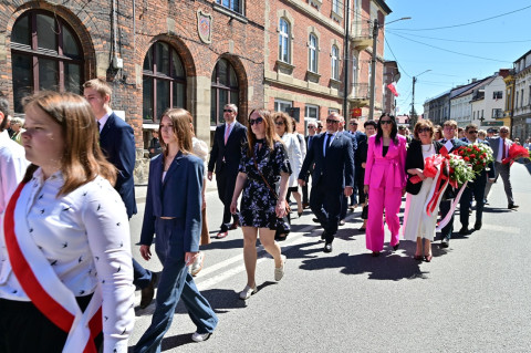 Uroczystości majowe w Brzesku