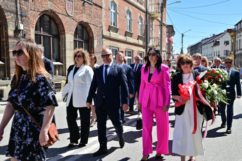 Uroczystości majowe w Brzesku