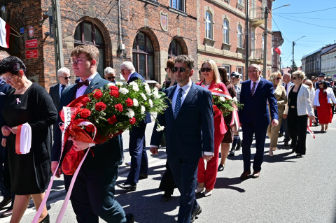 Uroczystości majowe w Brzesku