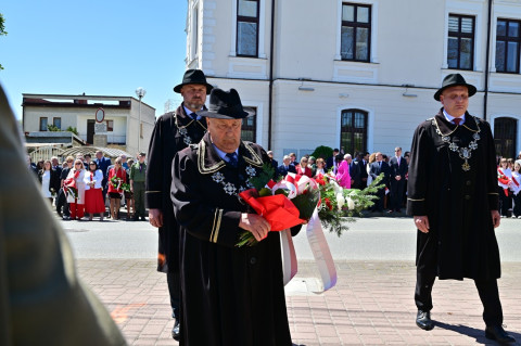 Uroczystości majowe w Brzesku