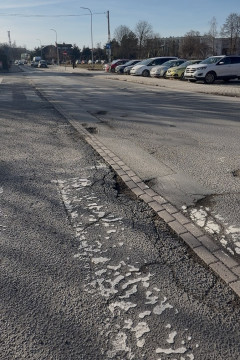 Powstańców Warszawy tuż przed remontem