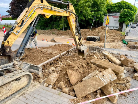 Gibałówka i Powstańców Warszawy w remoncie
