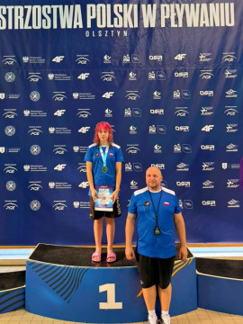 Medalowy triumf pływaczek BOSiR-u