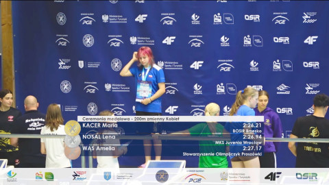 Medalowy triumf pływaczek BOSiR-u