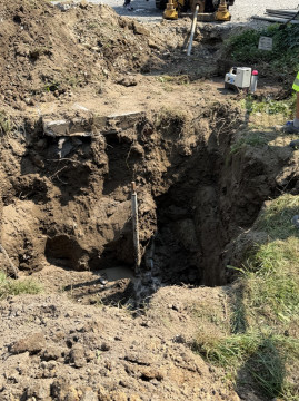Przewiert pod potokiem Grodna usprawni pracę strażaków