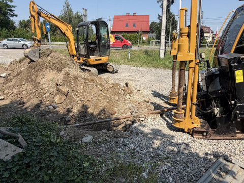 Przewiert pod potokiem Grodna usprawni pracę strażaków