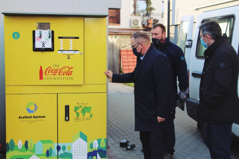 Pierwszy recyklomat w Brzesku