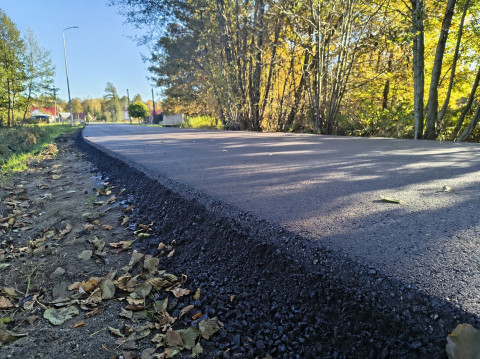 Prace drogowe w Buczu na ukończeniu