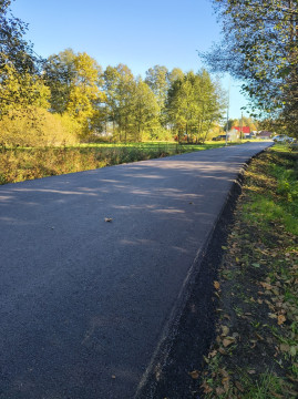 Prace drogowe w Buczu na ukończeniu