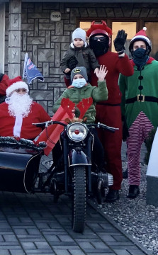 Mikołaje na motocyklach