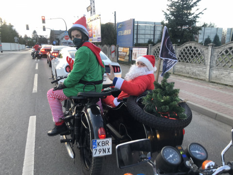 Mikołaje na motocyklach