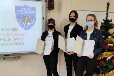 Stypendystki z Mokrzysk