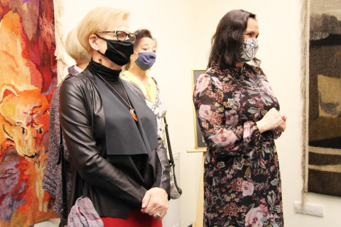 Wystawa gobelinów Lucyny Batko