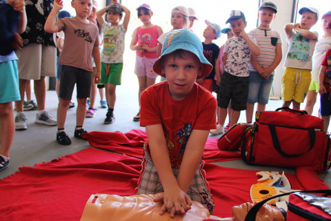 Edukacyjna wycieczka przedszkolaków