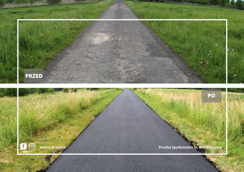 Bursztynowa i Gródek Boczna z nowymi nawierzchniami